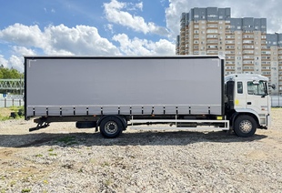 JAC N200 (20т) БОРТ-ТЕНТ СДВИЖНЫЙ ШТОРЫ И КРЫША 9,2м